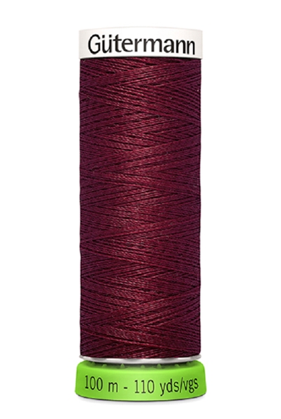 FIL POUR TOUT COUDRE 100M RECYLCLÉ ROUGE CERISE