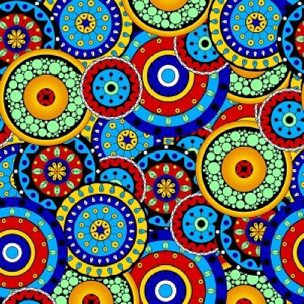 TISSU COTON WAX AFRICAIN IKELA