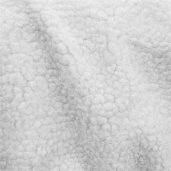 TISSU IMITATION FOURRURE MOUTON BLANC