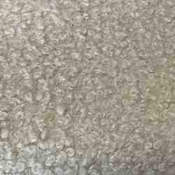 TISSU BOUCLETTE UNI ECRU NATUREL