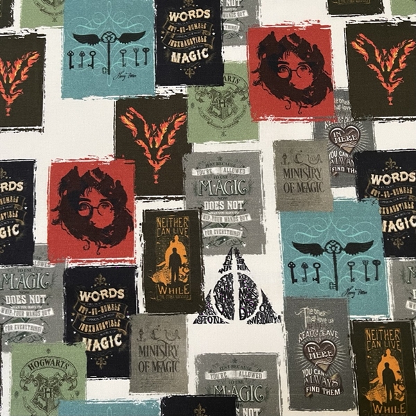 TISSU COTON HARRY POTTER POSTER