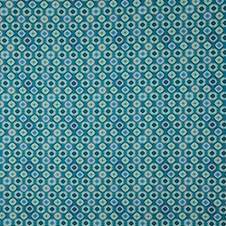 COTON OEKO-TEX DIAMANT TURQUOISE