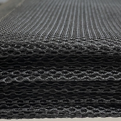 TISSU FILET MESH POLYESTER NOIR