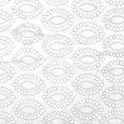 TISSU BRODERIE ANGLAISE BLANCHE