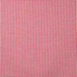 TISSU SEERSUCKER � CARREAUX ROUGE