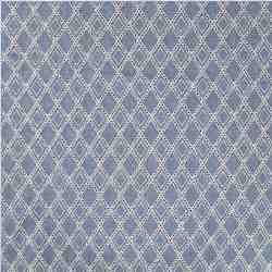 TISSU COTON BRODERIE LOSANGE