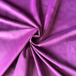 TISSU VELOURS VELVET VIOLET AUBERGINE