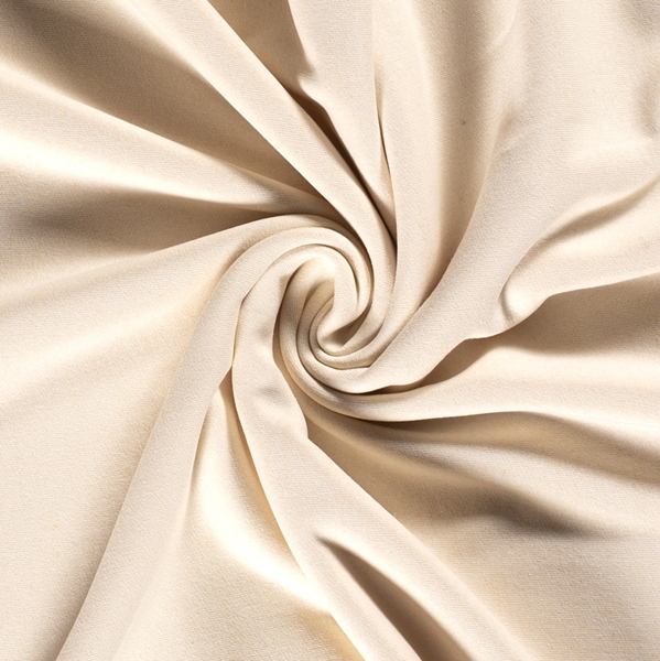 TISSU JERSEY MOLLETON RECYCLE OEKO-TEX IVOIRE
