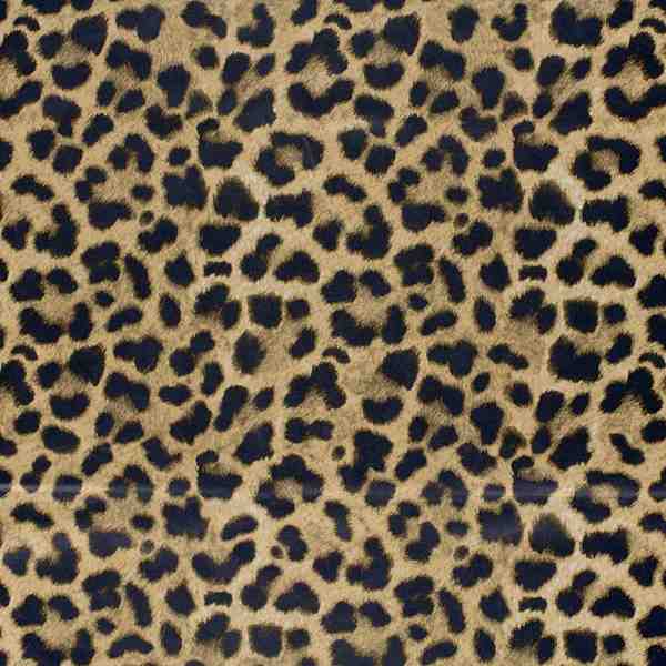 TISSU SUEDE IMPRIMÉ LÉOPARD SAVANE