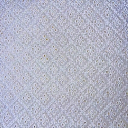 TISSU COTON BRODERIE ANGLAISE TROIS RIVIERE