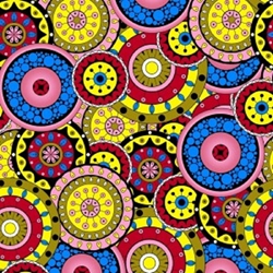 TISSU COTON WAX AFRICAIN INONGO