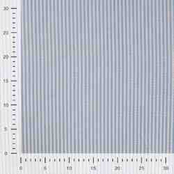 TISSU COTON SEERSUCKER RAYURE BLEU CIEL