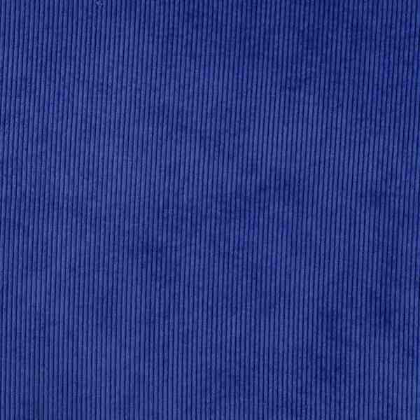 TISSU VELOURS COTELE BLEU ROYAL