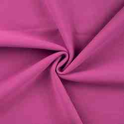 TISSU POLYESTER UNI ROSE CYCLAMEN