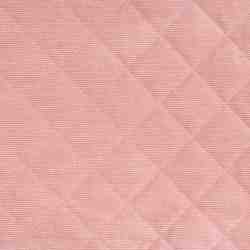 TISSU VELOURS MATELASSE IMITATION MOUTON ROSE