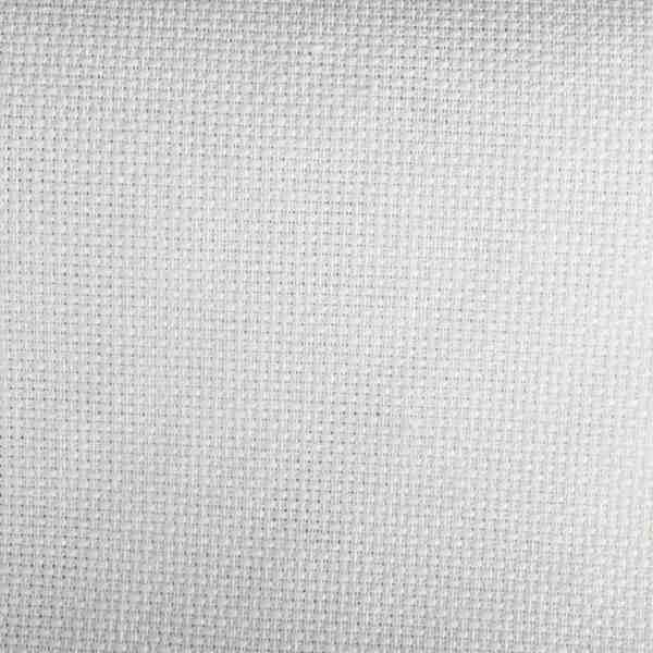 COUPON TOILE A BRODER  5.5 BLANC 50 X 75 CM