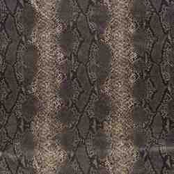 TISSU SUEDE IMPRIMÉ PYTHON TAUPE 