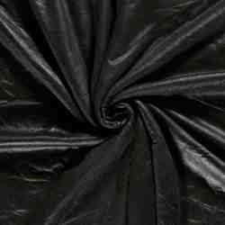 TISSU SUEDE MOUTON UNI NOIR