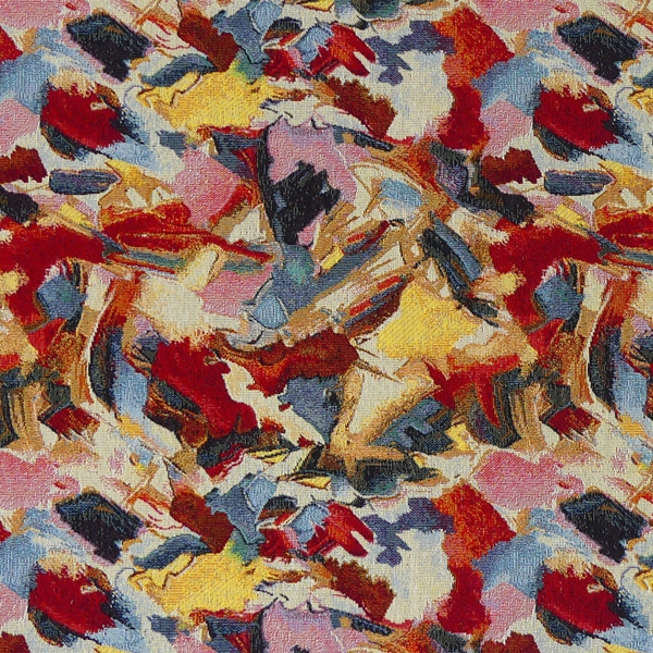 TISSU JACQUARD  ARTISTE MULTICOLORE