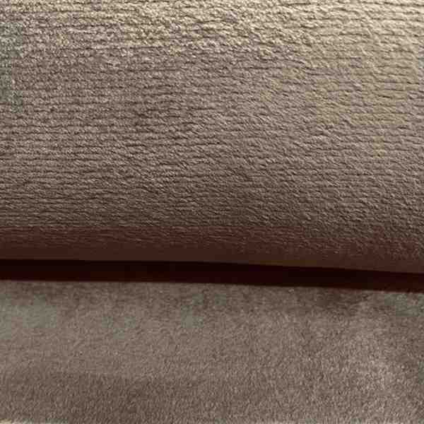 TISSU POLAIRE FLANNEL UNI MARRON GLACE