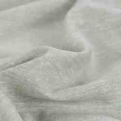 TISSU LIN COTON VISCOSE UNI VERT AMANDE