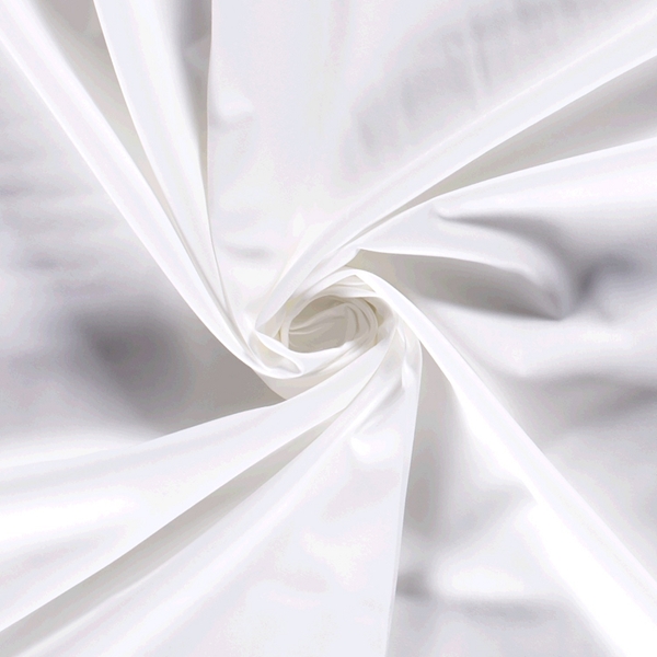 TISSU POPELINE COTON GOTS OEKO-TEX BLANC