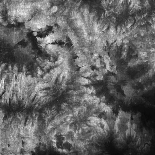 TISSU DOUBLE GAZE TYE AND DYE OEKO-TEX NOIR