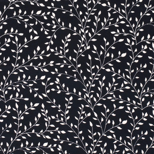 TISSU JERSEY VISCOSE BRANCHE MARINE BLANCHE