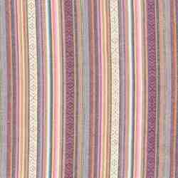 TISSU JACQUARD MEXICAIN RAYURE ROSE