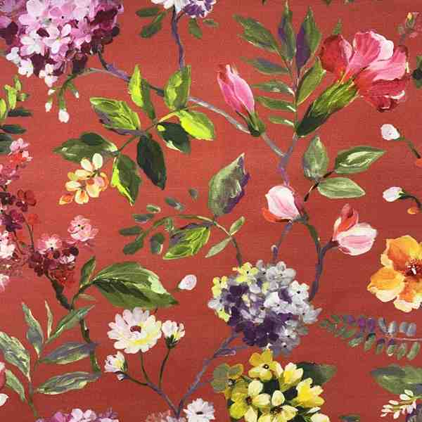 TISSU TOILE BACHETTE ETAMINES ROUGE EMERISE 