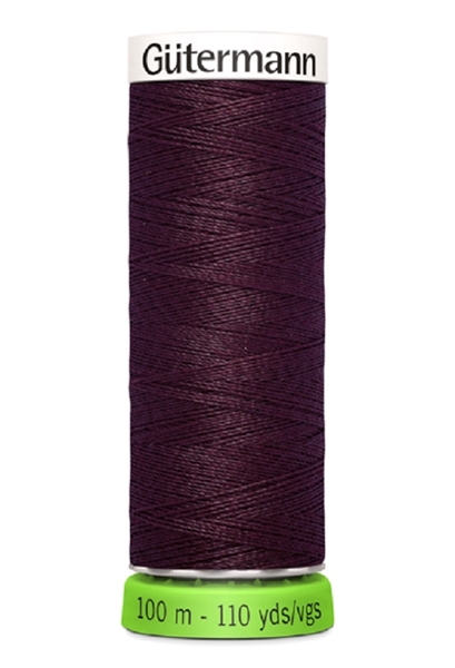 FIL POUR TOUT COUDRE 100M RECYLCLÉ AUBERGINE