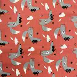 COUPON JERSEY LOUP MASQUE ORANGE 1 M X 1.50 M