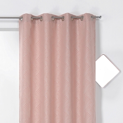 JACQUARD EVENTAIL ARDECO ROSE POUDRE