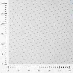 TISSU JERSEY COTON ÉTOILES BLEUES