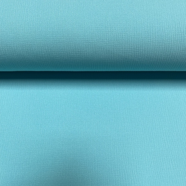 TISSU PEAU D ORANGE ELASTHANNE BLEU TURQUOISE