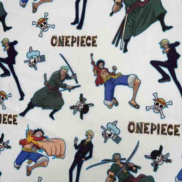 TISSU COTON L ATTAQUE DE ONE PIECE