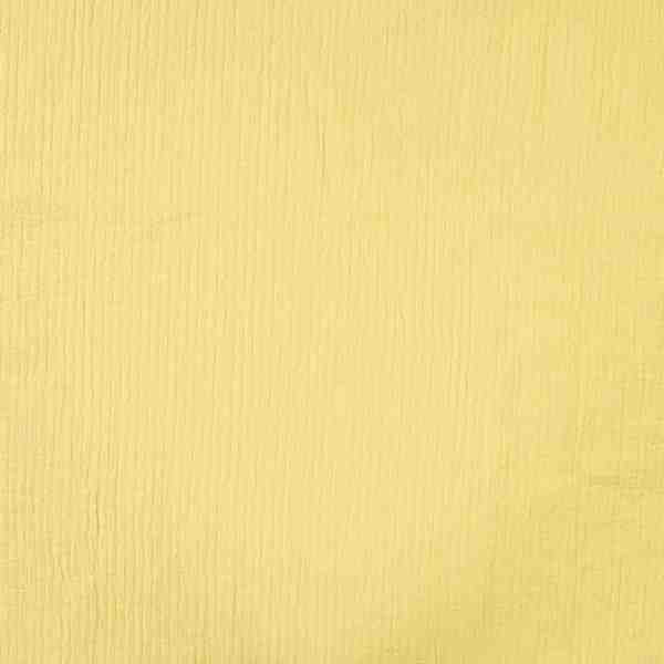 TISSU SEERSUCKER COTON JAUNE