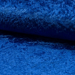 TISSU PANNE DE VELOURS BLEU ROYAL