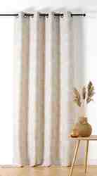 TISSU JACQUARD FOGLIO SABLE NATUREL