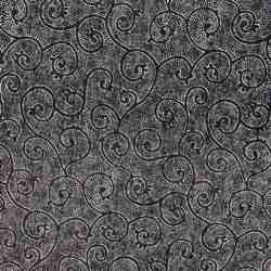 TISSU COTON BOGOR SPIRALES BLEU ENCRE