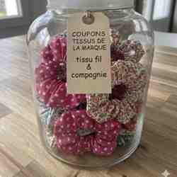 LOT SURPRISE DE COUPONS DE TISSUS 1KG