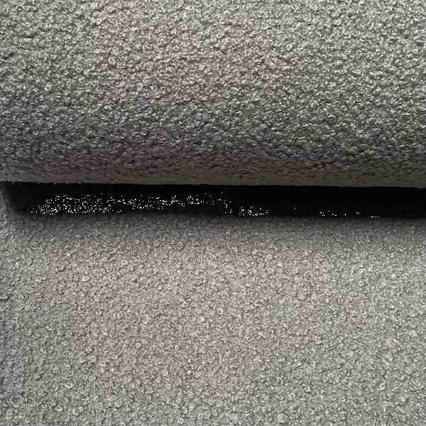 TISSU BOUCLETTE UNI GRIS
