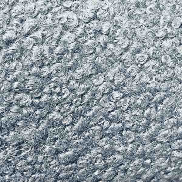 TISSU BOUCLETTE UNI BLEU