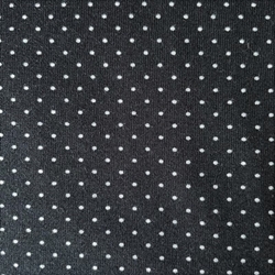 TISSU JERSEY OEKO-TEX TETE D'EPINGLE NOIR