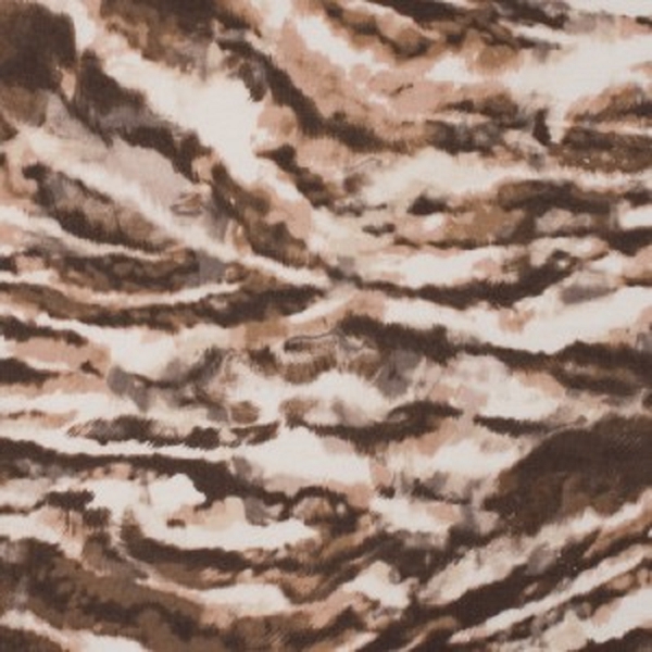 TISSU VISCOSE DEGRADE DE MARRON