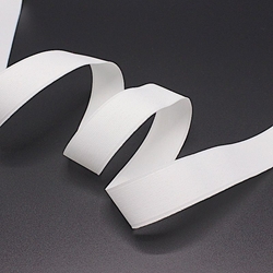 RUBAN TUBULAIRE BLANC  25MM