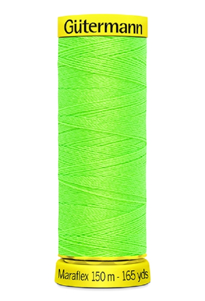 FIL GUTERMANN MARAFLEX ELASTIQUE 150M VERT FLUO