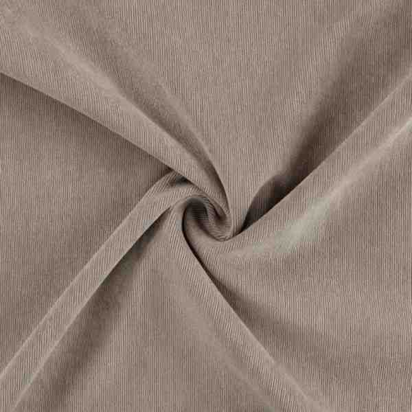 TISSU VELOURS FINES COTES BEIGE
