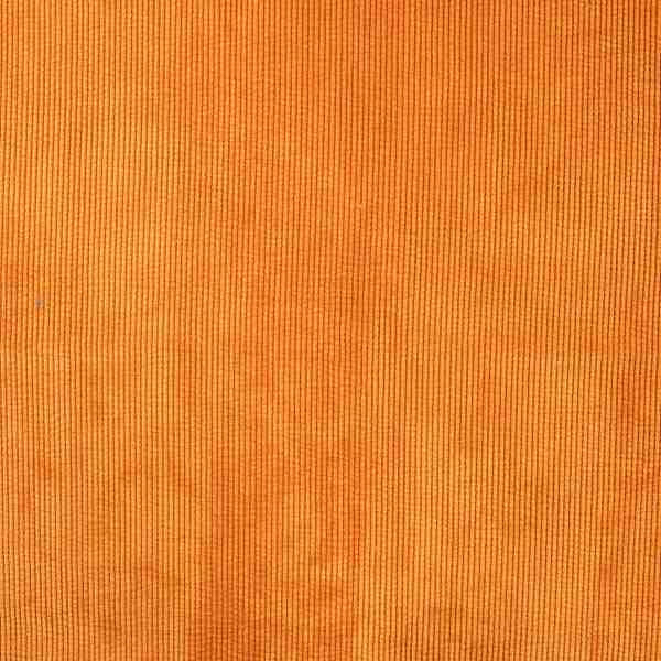 TISSU VELOURS COTELE ORANGE COGNAC
