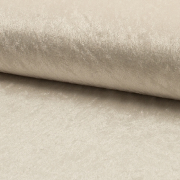 TISSU PANNE DE VELOURS BLANC